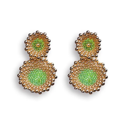 AVIA EARRINGS GREEN