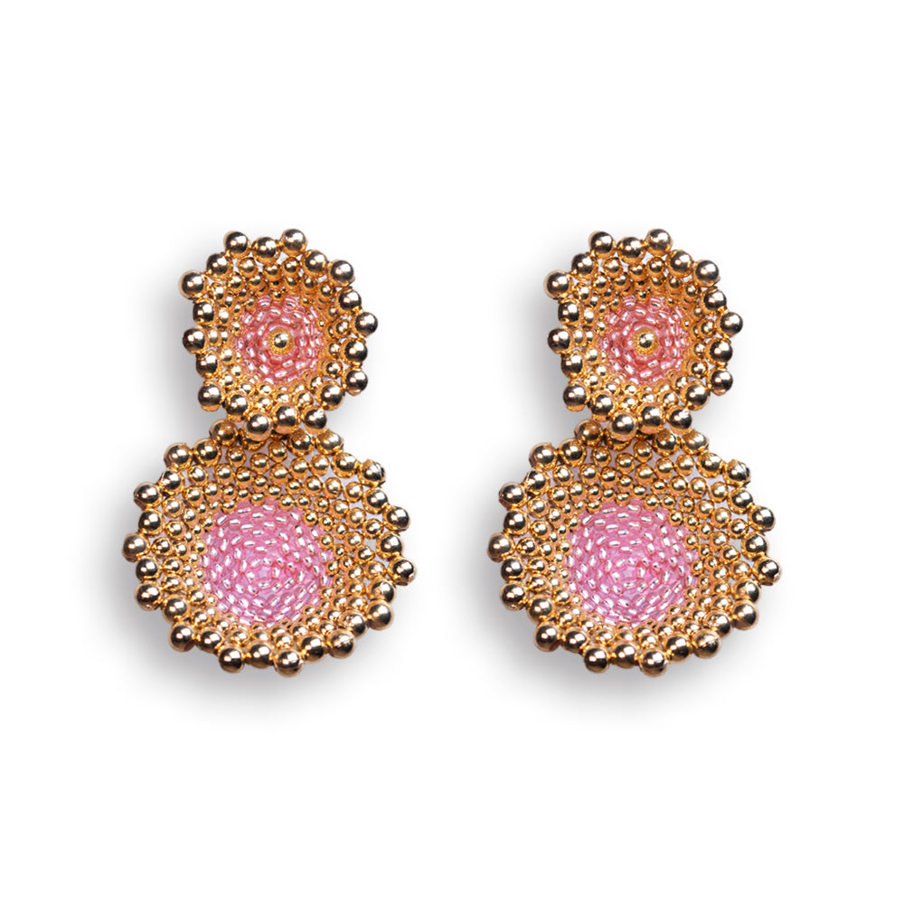 AVIA EARRINGS BRIGHT PINK