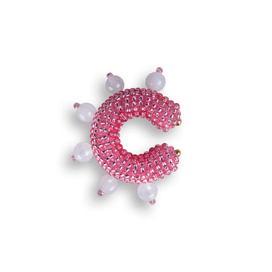 ORA EARCUFF BRIGHT PINK