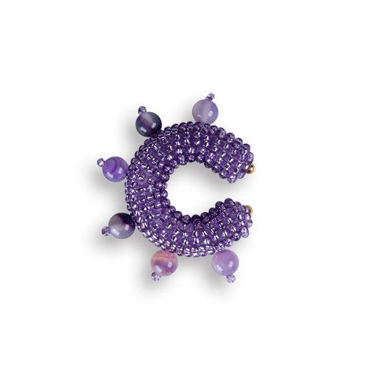 ORA EARCUFF BRIGHT PURPLE