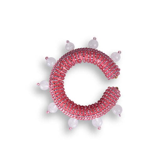 ORA EARCUFF XL BRIGHT PINK