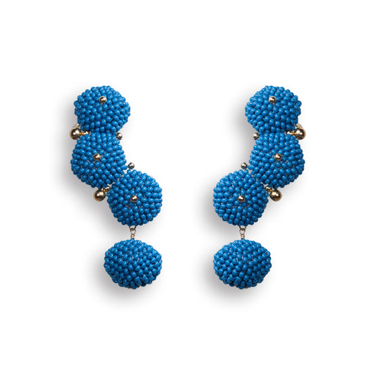 NOVA EARCUFFS & EARRINGS BLUE